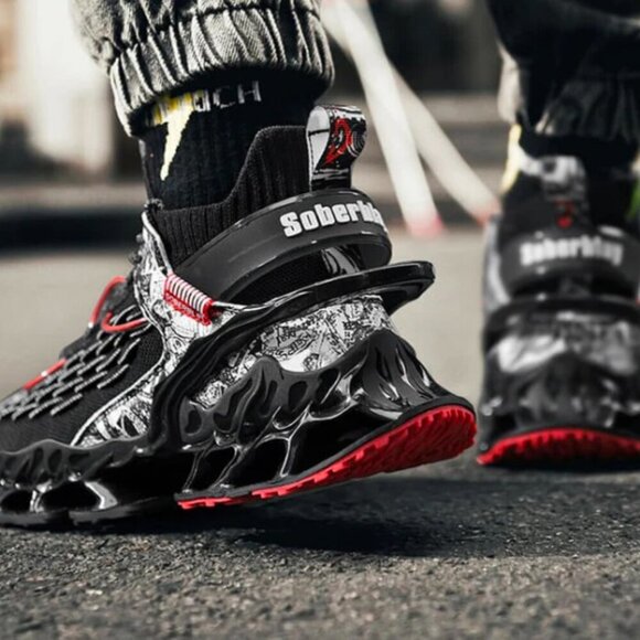 Soberblay Blade Sneakers Non Slip Running Athletic Tennis - Picture 8 of 9